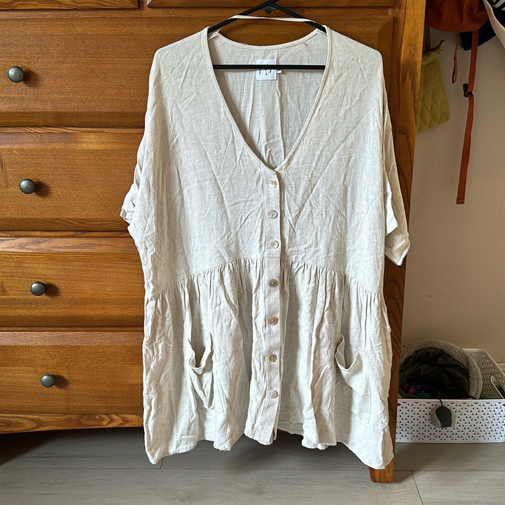 Oh Polly Linen Dress!